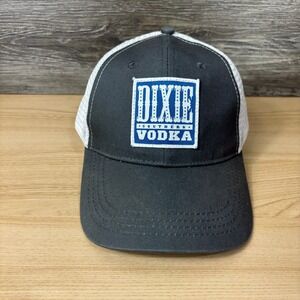 Dixie Vodka Hat Cap Snap‎ Back Gray Logo One Size Adjustable
